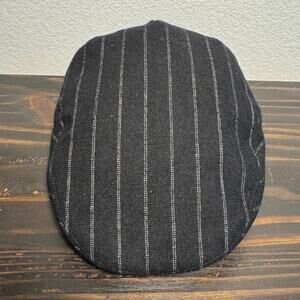 Newhatten Wool Blend Striped Donegal Driving Cap